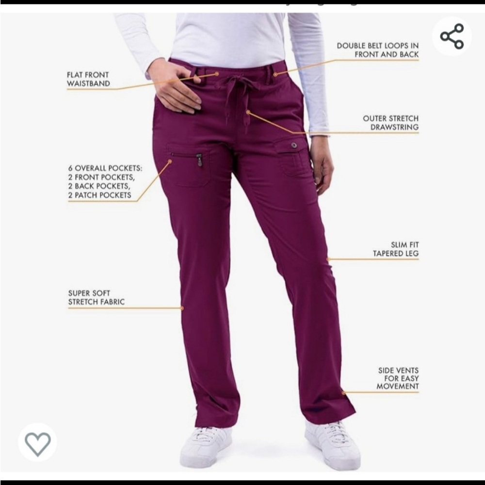 Slim fit Adar pro scrubs